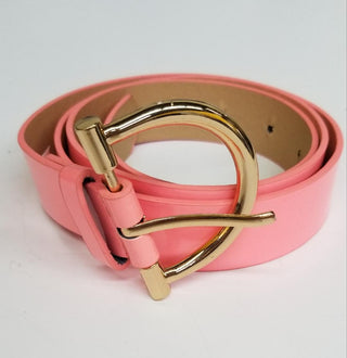 Vegan Coral Faux Leather Belt