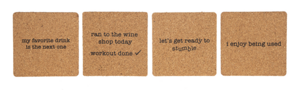 Recycled Wine Cork Drink Coaster