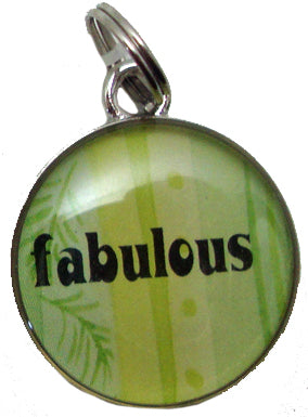 Ganz Round Fabulous Green Charm