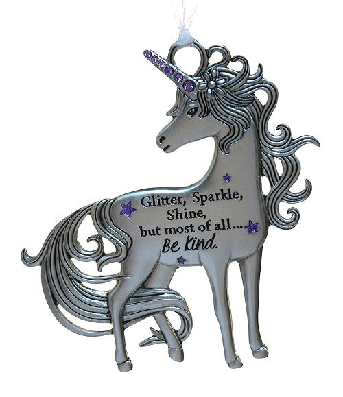 Unicorn Ornament Glitter Sparkle Shine Purse Bling