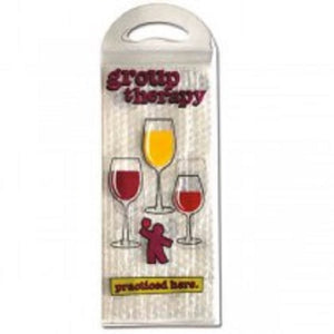 Group Therapy Plastic Gift Bubble Wine Bag