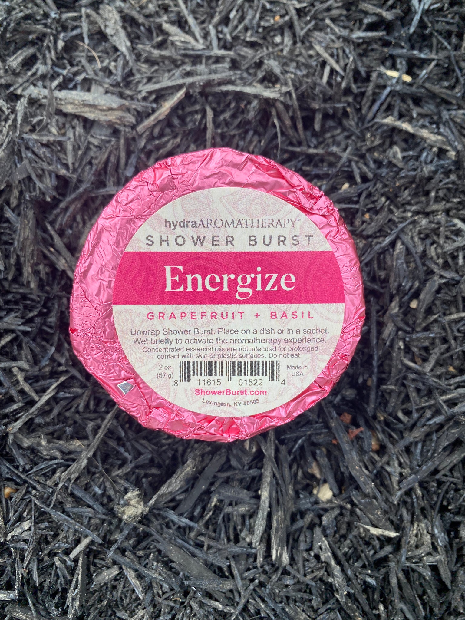 Energize Aromatherapy Shower Steamer Burst Made In The USA