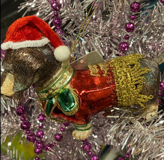 Soldier Boy Dachshund Dog Christmas Ornament
