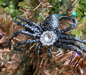 Halloween Glitter Spider Bracelet