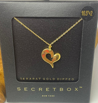 14K Gold Dipped Heart Shape Necklace
