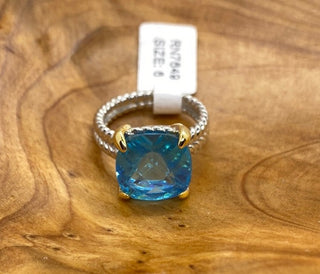 Blue Topaz Ring