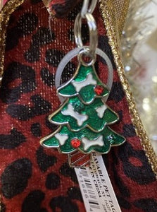 Engravable Christmas Tree Dog Collar Tag