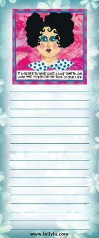 Its better to have loved Magnetic Note Pad Shopping List