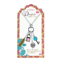 Daughter Pendant Charm Necklace