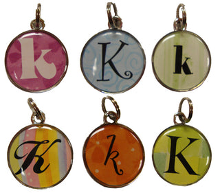 Ganz Round K Initial Charm