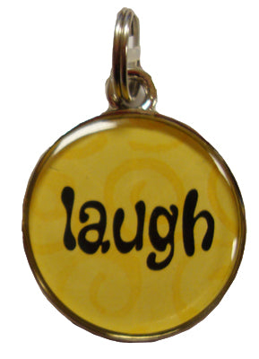 Ganz Round Laugh Charm Keyring Bracelet Necklace