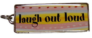 Ganz Laugh out Loud Long  Rectangle Charm