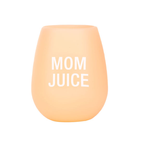 Mom Juice Wine Glasses on