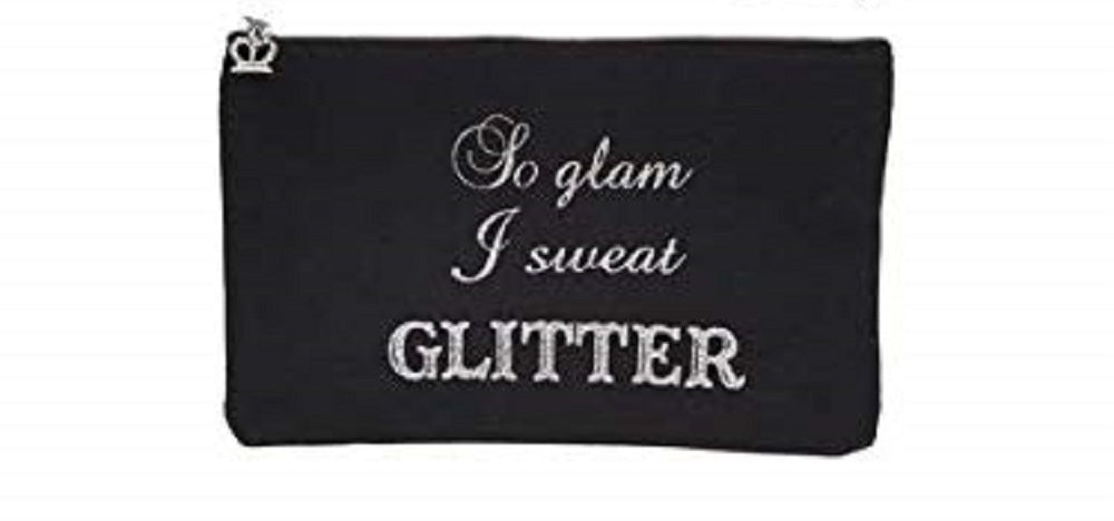 So Glam I Sweat Glitter Makeup Bag