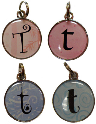 Ganz Round  T Initial Charm