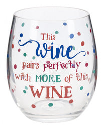 This Wine Pairs Perfectly Stemless Wine Glass – TheBlingThing.com