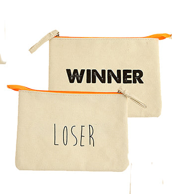 Winner Loser Cosmetic Makeup Bag